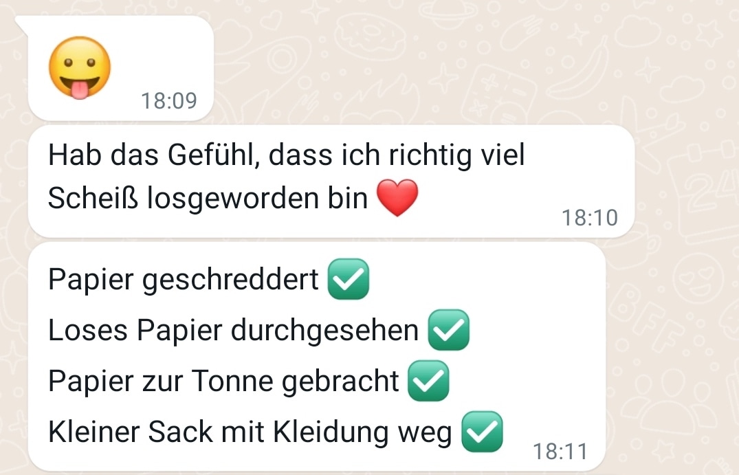 Hannah Cesarz - Testimonial - richtig viel Scheiß losgeworden