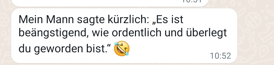 Hannah Cesarz - Testimonial - Es ist beängstigend wie ordentlich und überlegt du geworden bist